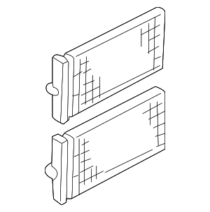 H7277VP03JNW - HVAC: Value Advantage™ IN CABIN AIR FILTER for INFINITI: QX4 Image