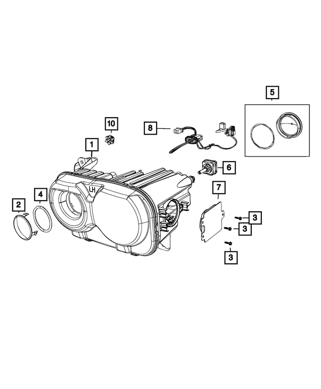 68254146AA - Electrical: Gasket for Mopar Image