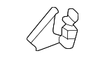 88015DW000WK - Body: Rear Cover for Kia Image