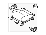 88200DW190G36 - Body: Cushion Assembly for Kia Image
