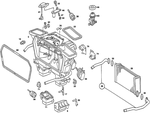8300762 - : Heater Box for Mercedes-Benz: 190D, 190E Image
