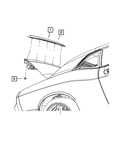 Moldings and Ornamentation for 2009 Dodge Challenger #1