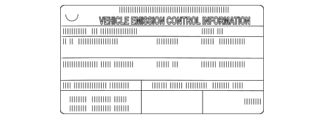 Emission Label - BMW (71228656088)