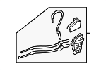 813202W010 - Body: Latch Assembly for Hyundai: Santa Fe, Santa Fe Sport, Santa Fe XL Image