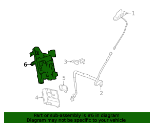 23344985 2019-2023 GM Communication Interface Module Bracket 23389985 GM ...