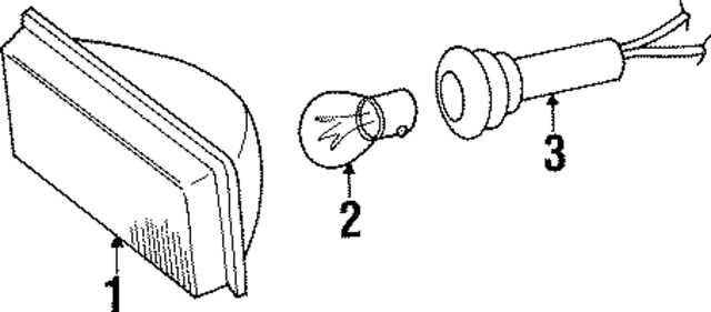 55055142 - Electrical: Parking Light Assembly for Mopar Image