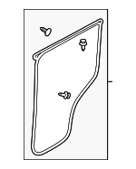 828301FA0A - : Door Weather-Strip for Nissan: Cube Image