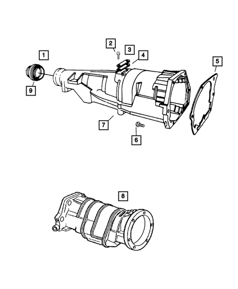 Case and Extension for 2003 Dodge Ram 3500 #3