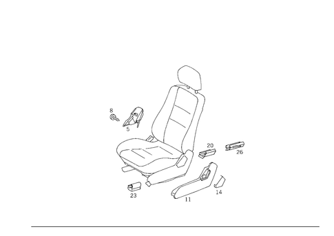 Coverings for 1994 Mercedes-Benz C280 #0