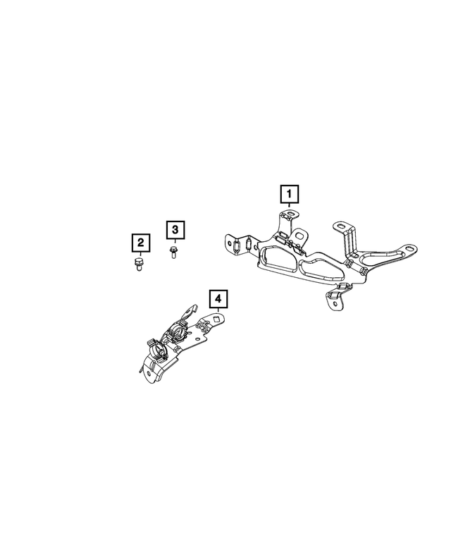 68306219AA - Electrical: Wiring Bracket for Mopar Image
