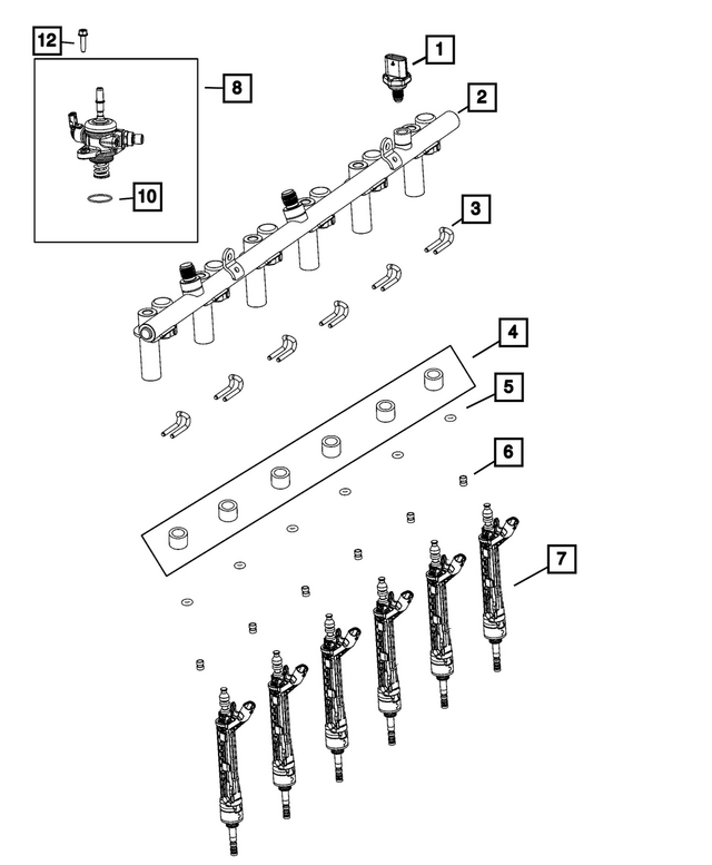 68728852AA - : Fuel Injector Seal for Mopar Image