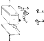 3545201 - Electrical: Tray for Buick: Reatta, Riviera | Cadillac: DeVille, Eldorado, Seville | Oldsmobile: Toronado Image