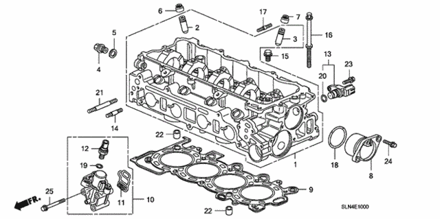 Cylinder Head for 2008 Honda Fit #0