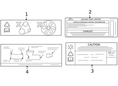 Labels for 2000 Jaguar XKR #0