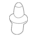 91560S84A01 - Body: Headliner Clip for Honda: Accord, Civic, Civic del Sol, CR-V, Element, Fit, Insight, Odyssey, Pilot, Prelude, Ridgeline, S2000 Image