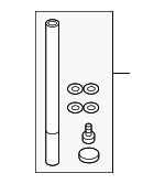 5Q0298403A - HVAC: Dehydrator for Volkswagen: Arteon, Golf, Golf Alltrack, Golf R, Golf SportWagen, GTI, Jetta, Taos, Tiguan Image