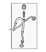 5Q0820743E - HVAC: AC Hose for Volkswagen: Arteon, Golf, Golf Alltrack, Golf R, Golf SportWagen, GTI, Jetta Image