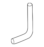 S08467502 - Wiper &amp; Washer: Windshield Washer Hose for Mazda Image
