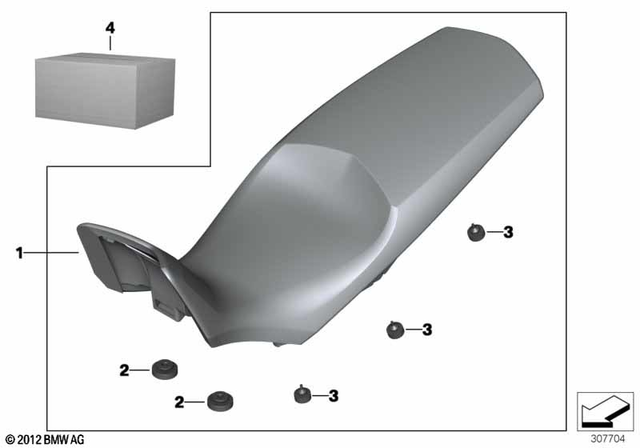 52532307579 - Ergonomics &amp; Comfort: Bump Stop -  for BMW-Motorrad Image