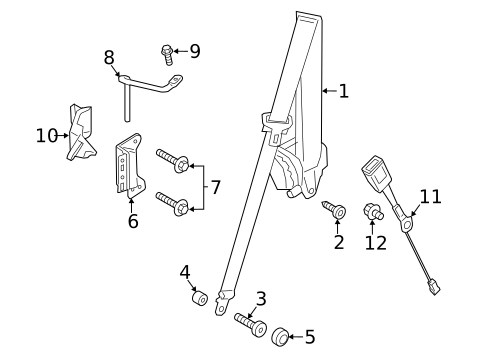 Seat Belt for 2023 Porsche 718 Spyder #0