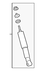 4853080606 - : 2010-2024 Toyota 4Runner - Shock Absorber for Toyota: 4Runner Image