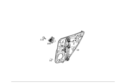 Window Regulator for 2015 Mercedes-Benz GLA250 #0