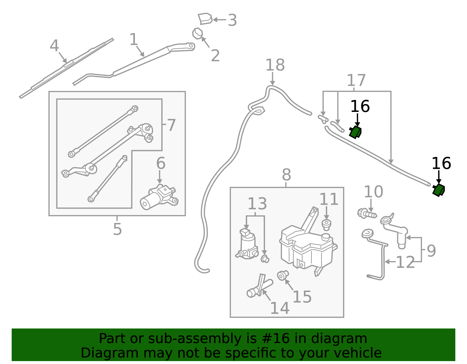 28930-3LM0A - Washer Nozzle 2013-2021 Nissan NV200 | Official