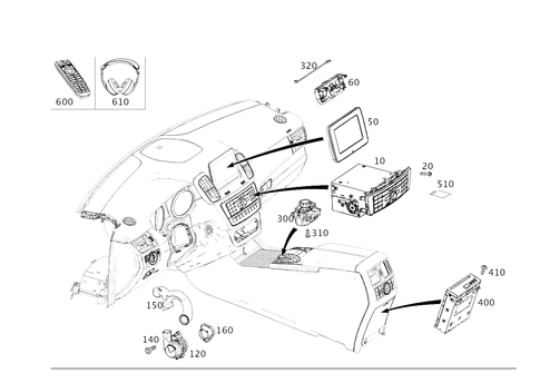 Radio, Operating and Display System for 2016 Mercedes-Benz GLE450 AMG #0