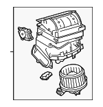 8713012551 - HVAC: Blower Assembly for Toyota Image