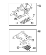 5104700AA - Mopar Accessories - Component Parts: Front Skid Plate for Mopar Image