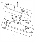 5154854AA - Steering: Tube Retaining Clamp for Ram: 2500, 3500 Image