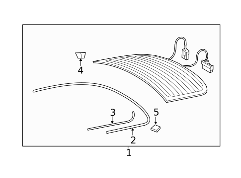 Glass - Lift Gate for 2014 Audi RS7 #0