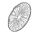 3AA601147VZN - : Wheel Cover for Volkswagen: Passat Image