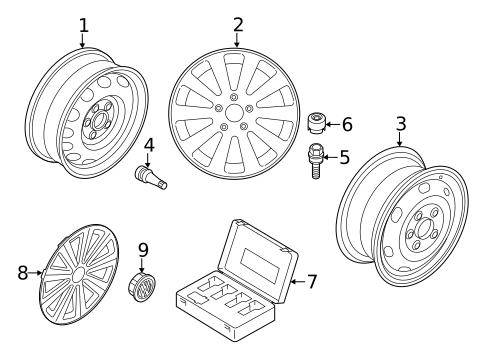Wheels for 2003 Volkswagen Jetta #13