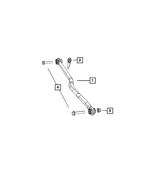 Front Stabilizer Bar for 2011 Jeep Wrangler #1