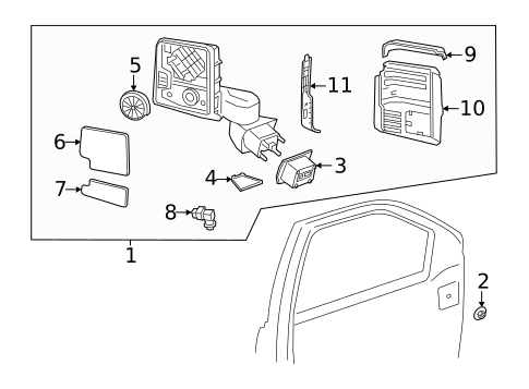Outside Mirrors for 2021 Chevrolet Silverado 2500 HD #6