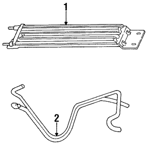 Trans Oil Cooler for 1993 Dodge Dynasty #0