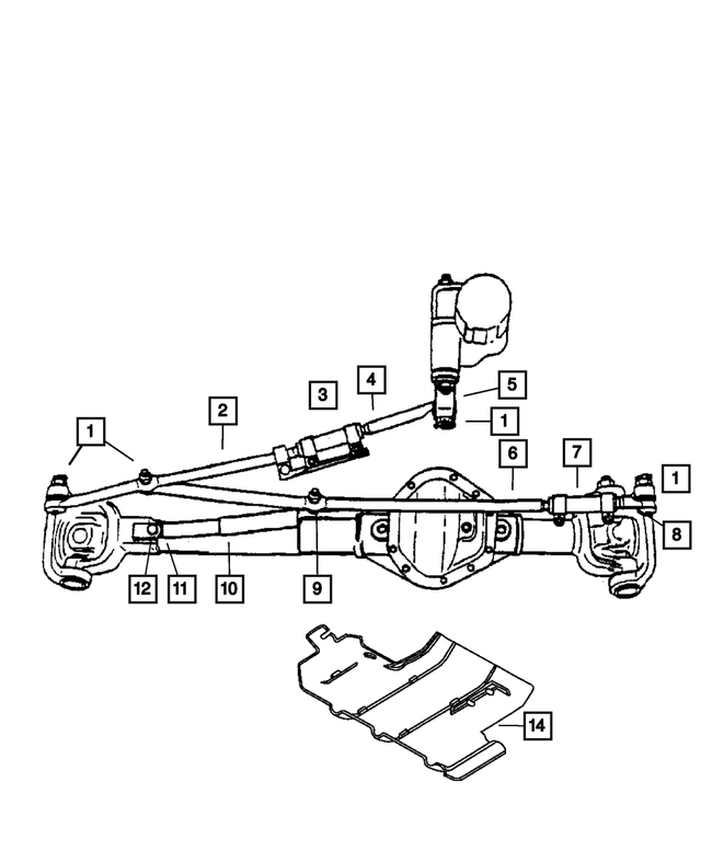 5086144AC - Steering: Tie Rod End Package for Mopar Image image