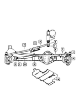 5086144AC - Steering: Tie Rod End Package for Dodge: Ram 1500, Ram 2500, Ram 3500 Image