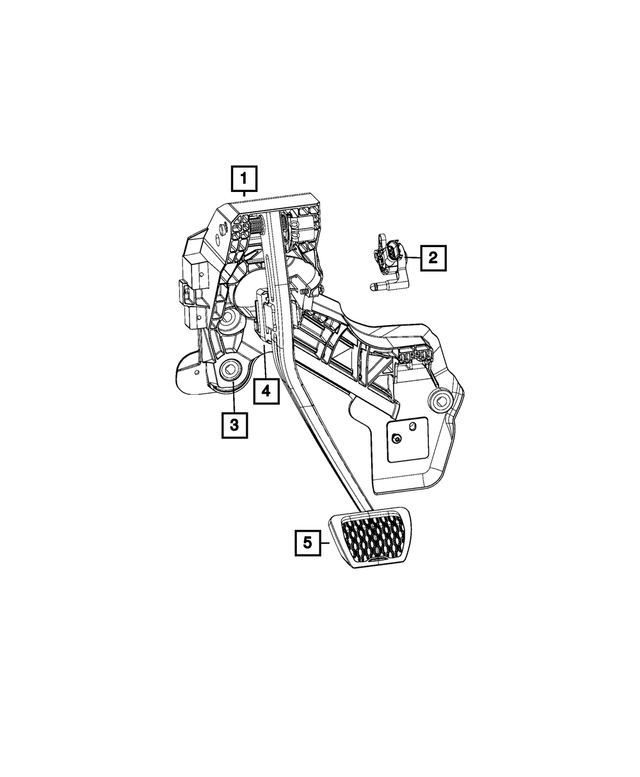 4581894AG - Brakes: Brake Pedal, Left Hand Drive for Mopar Image