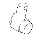 LR093843 - Body: Auto Park Sensor for Land Rover: Discovery, Range Rover, Range Rover Evoque, Range Rover Sport, Range Rover Velar Image