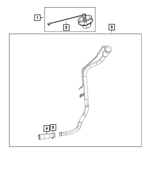 Fuel Tank Filler Tube for 2015 Dodge Challenger #0