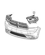 68433783AE - Electrical: Headlamp, Left for Mopar Image image