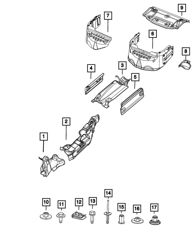 6512208AA - Exhaust: Hex Nut for Mopar Image