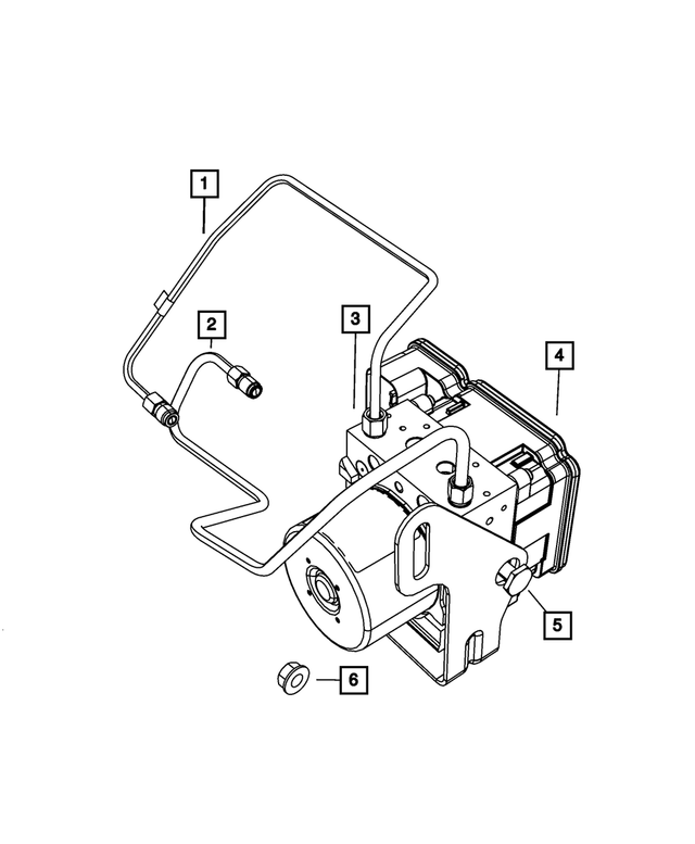 68085397AB - Brakes: Anti-lock Brake Control Unit for Mopar Image