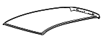 LJ7Z7850202B - Body: Roof Panel for Lincoln: Corsair Image