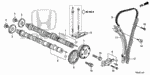 14110RL5000 - Engine: CAMSHAFT, IN. for Honda Image