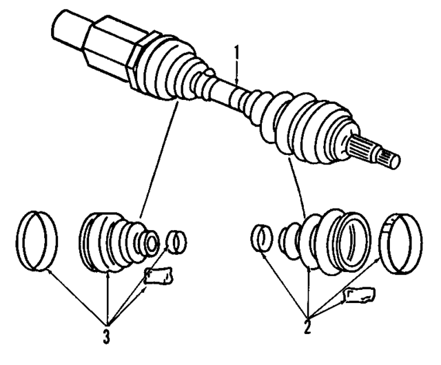 4798097 - Driveline &amp; Axles: Cv Axle Assembly for Mopar Image