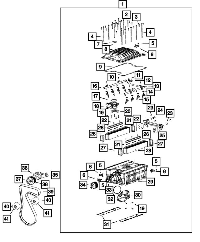 68517453AF - Engine: Supercharger for Mopar Image image