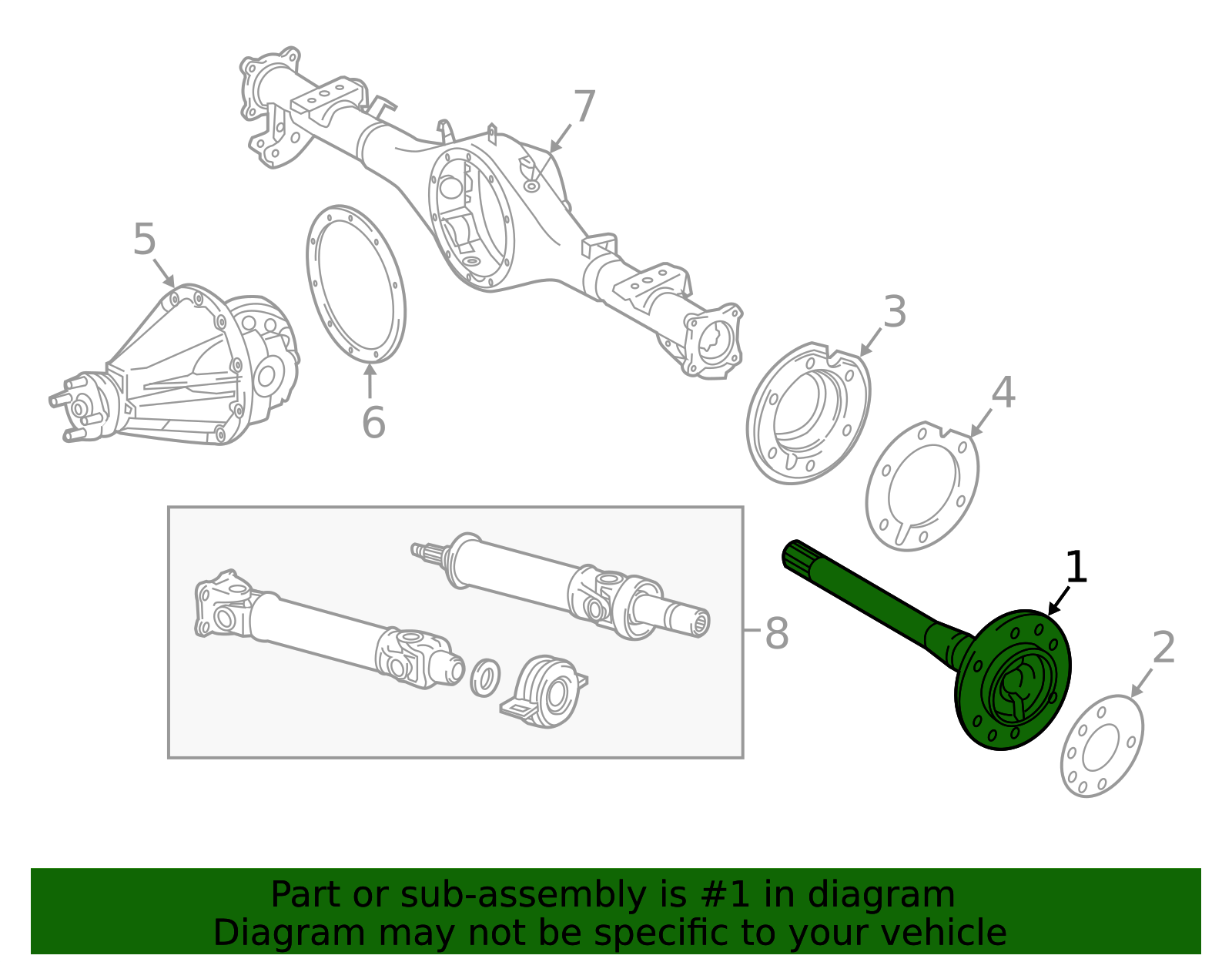 42311-04082 - Axle Shaft 2005-2023 Toyota Tacoma | Longo Toyota Parts